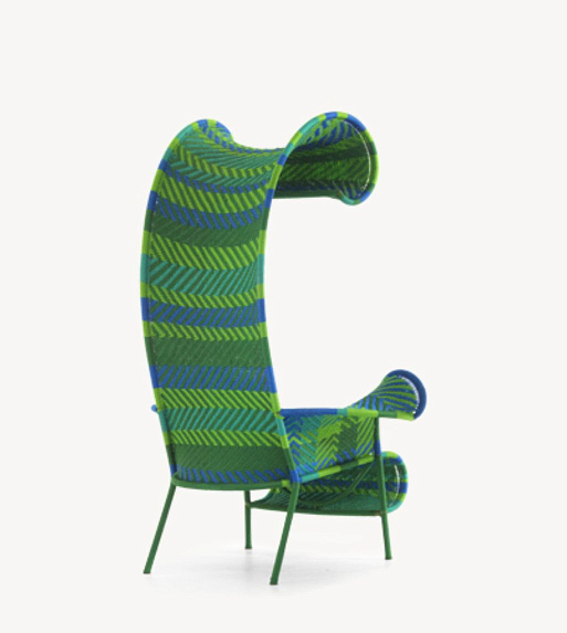 Кресло Shadowy Blue/green