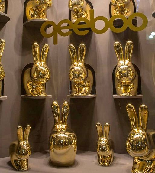 Стул Rabbit Baby Metal Gold