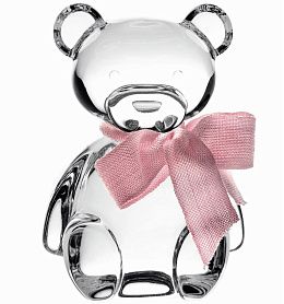 Статуэтка Мишка Teddy с розовой лентой
