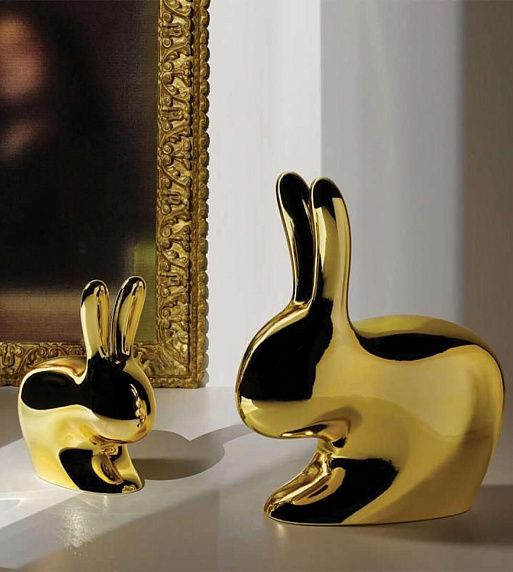 Стул Rabbit Baby Metal Gold